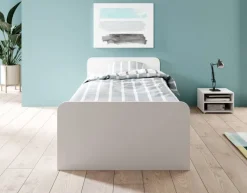 Jugendbett weiß Liegefläche B/L: ca. 90x200 cm