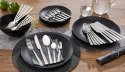 JUSTINUS Besteckset silber Edelstahl 30 tlg.