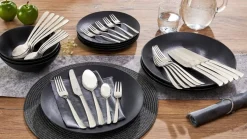 JUSTINUS Besteckset silber Edelstahl 30 tlg.