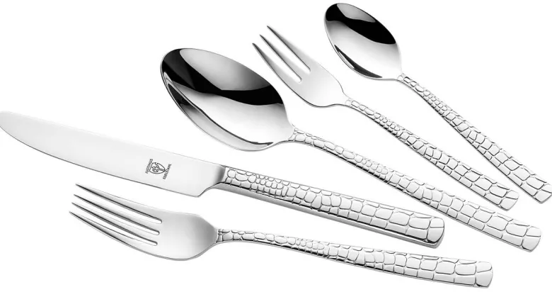 JUSTINUS Besteckset silber Edelstahl 30 tlg.