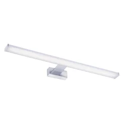 Just Light LED-Spiegelleuchte MATTIS 11133-17 weiß Chrom Kunststoff B/H/T: ca. 12,1x4,2x60 cm 1 Brennstellen