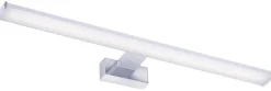 Just Light LED-Spiegelleuchte MATTIS 11133-17 weiß Chrom Kunststoff B/H/T: ca. 12,1x4,2x60 cm 1 Brennstellen