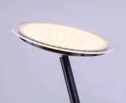 Just Light Stehlampe HANS 11729-18 schwarz Kunststoff Eisen H/D: ca. 181x30 cm 1 Brennstellen