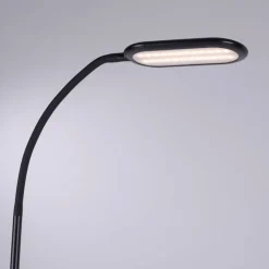 Just Light Stehlampe KELLY 14406-18 schwarz Kunststoff B/H/T: ca. 63x175x63 cm 1 Brennstellen