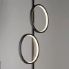 Just Light Stehlampe Mini-Ritus schwarz Eisen 2 Brennstellen