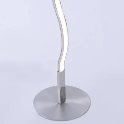 Just Light Stehlampe WAVE 15168-55 weiß stahlfarbig Metall Kunststoff B/H/T: ca. 14x120x14 cm 1 Brennstellen
