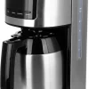 Kaffeeautomat CME-123551.1 Edelstahl schwarz Edelstahl Kunststoff B/H/T: ca. 17x37x28 cm