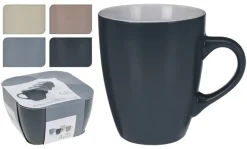 Kaffeebecher 4er Set multicolor Keramik 4 tlg.