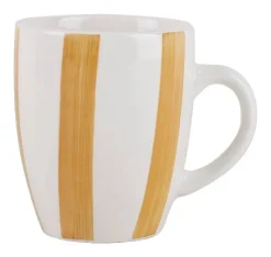 Kaffeebecher gelb Keramik