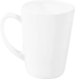 Kaffeebecher weiß Opal-Hartglas