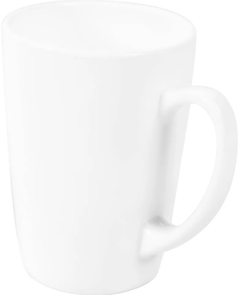 Kaffeebecher weiß Opal-Hartglas