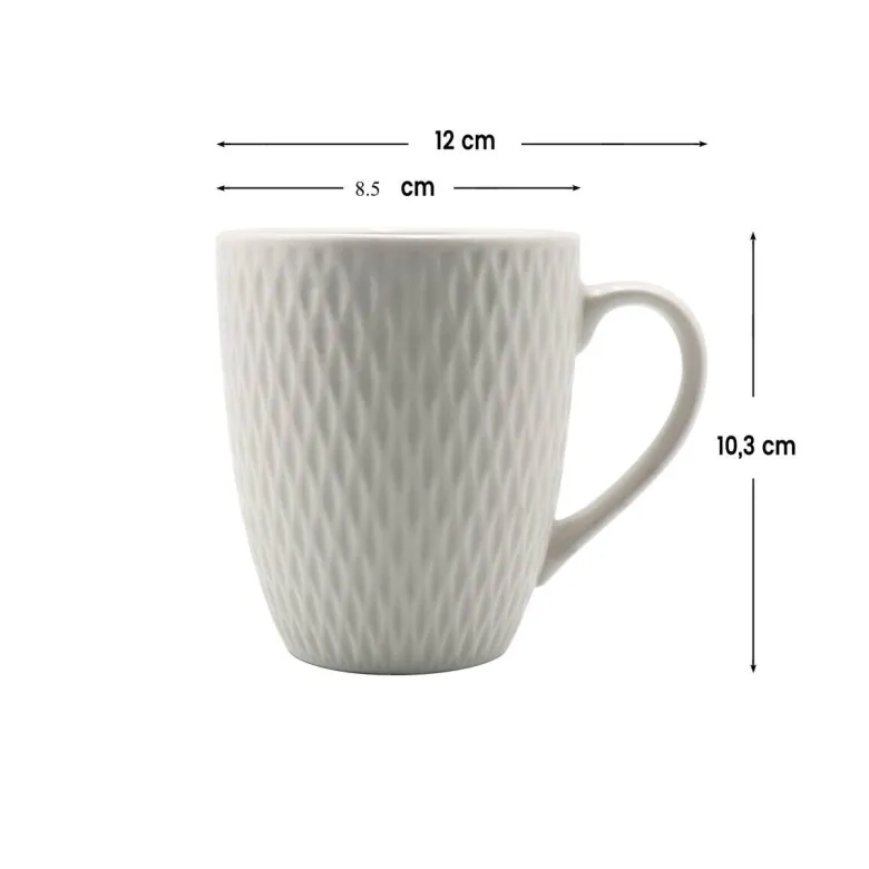 Kaffeebecher weiß Porzellan