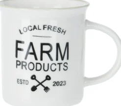 Kaffeebecher weiß Porzellan 3 tlg.