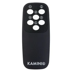 KAMINIO Elektrischer-Kamin LUCA schwarz Metall B/H/T: ca. 76x58,5x22,5 cm ca. 1800 W