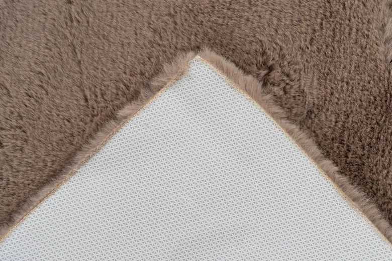 Kayoom Hochflorteppich Badematte Rabbit 225 sand B/H/L: ca. 40x3,5x60 cm