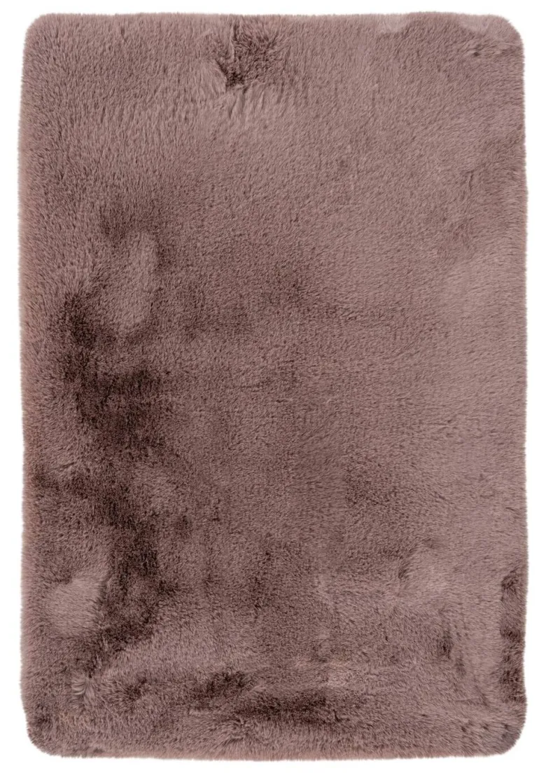 Kayoom Hochflorteppich Badematte Rabbit 525 rosa B/H/L: ca. 40x3,5x60 cm
