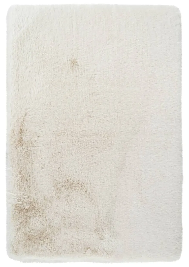 Kayoom Hochflorteppich Badematte Rabbit 625 weiß B/H/L: ca. 40x3,5x60 cm