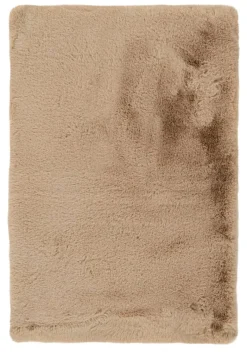 Kayoom Hochflorteppich Badematte Rabbit 425 beige B/H/L: ca. 40x3,5x60 cm