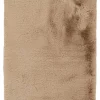 Kayoom Hochflorteppich Badematte Rabbit 425 beige B/H/L: ca. 65x3,5x100 cm