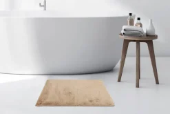 Kayoom Hochflorteppich Badematte Rabbit 425 beige B/H/L: ca. 65x3,5x100 cm