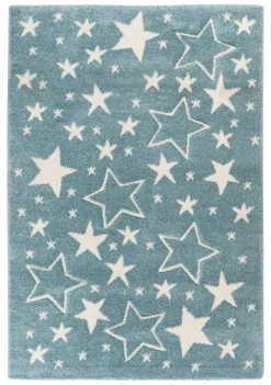 Kayoom Kurzflorteppich Australia - Tamworth blau B/H/L: ca. 80x1,6x150 cm