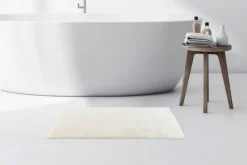 Kayoom Kurzflorteppich Badematte Rabbit Light 625 weiß B/H/L: ca. 50x2,4x90 cm