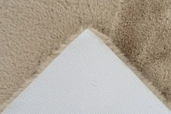 Kayoom Kurzflorteppich Badematte Rabbit Light 425 beige B/H/L: ca. 50x2,4x90 cm