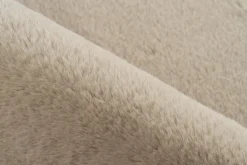 Kayoom Kurzflorteppich Badematte Rabbit Light 425 beige B/H/L: ca. 50x2,4x90 cm