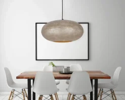 Kayoom Pendelleuchte Terrific champagner Eisen B/H/L: ca. 40x20x40 cm E27 1 Brennstellen