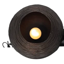 Kayoom Stehlampe schwarz Eisen B/H/L: ca. 39x92x31 cm E27 4 Brennstellen