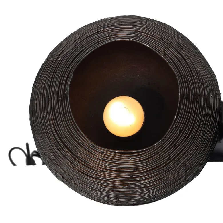 Kayoom Stehlampe schwarz Eisen B/H/L: ca. 39x92x31 cm E27 4 Brennstellen