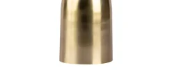 Kayoom Stehlampe weiß gold Baumwolle Eisen Marmor B/H/L: ca. 30,5x127x30,5 cm E27 1 Brennstellen