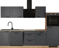 Küchenleerblock Romeo anthrazit B/T: ca. 280x60 cm