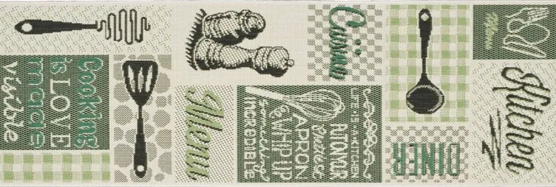 Küchenläufer Ambiente grün B/L: ca. 60x180 cm