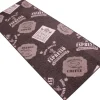 Küchenläufer Coffe Patterns braun B/L: ca. 67x180 cm