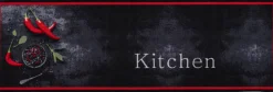 Küchenläufer Cook&Wash rot B/L: ca. 50x150 cm