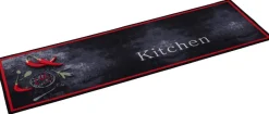 Küchenläufer Cook&Wash rot B/L: ca. 50x150 cm