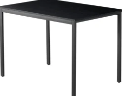 Küchentisch Tessa schwarz Metall B/H/T: ca. 110x75,5x70 cm