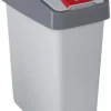 keeeper Abfalleimer silber B/H/L: ca. 30x61,5x40 cm