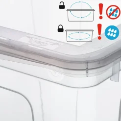 keeeper Aufbewahrungsbox transparent B/H/L: ca. 39x42x59 cm