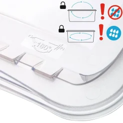 keeeper Aufbewahrungsbox transparent B/H/L: ca. 39x42x59 cm