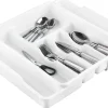 keeeper Besteckkasten weiß B/H/L: ca. 38x7,5x32 cm