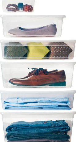 keeeper Box-Basixxset transparent B/H/L: ca. 33,5x25x39 cm