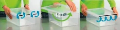 keeeper Box-Basixxset transparent B/H/L: ca. 33,5x25x39 cm