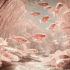 Keilrahmenbild Fische