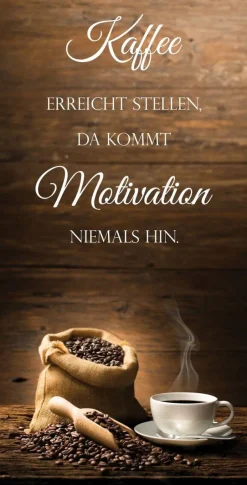 Keilrahmenbild Kaffee B/H: ca. 40x20 cm