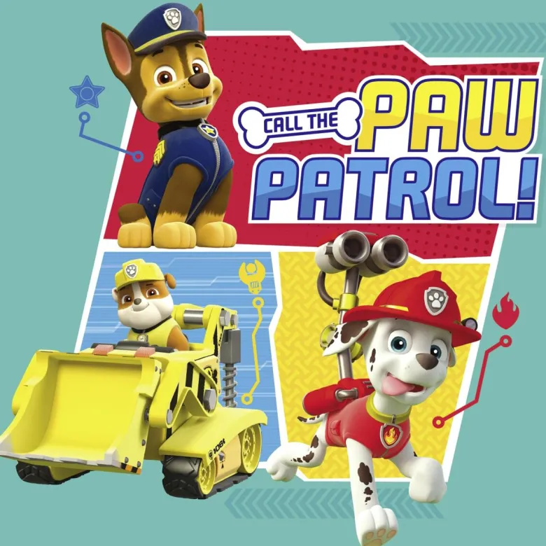 Keilrahmenbild Paw Patrol B/L: ca. 35x35 cm