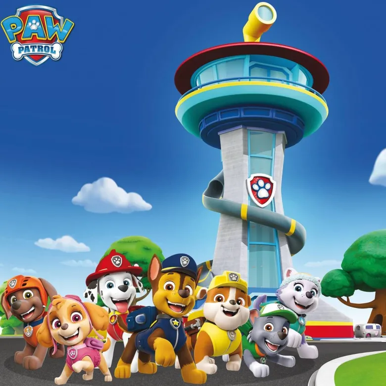 Keilrahmenbild Paw Patrol B/L: ca. 35x35 cm