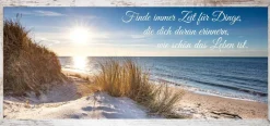 Keilrahmenbild Spruch B/H: ca. 49x23 cm