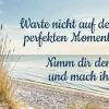 Keilrahmenbild Strand B/H: ca. 40x20 cm